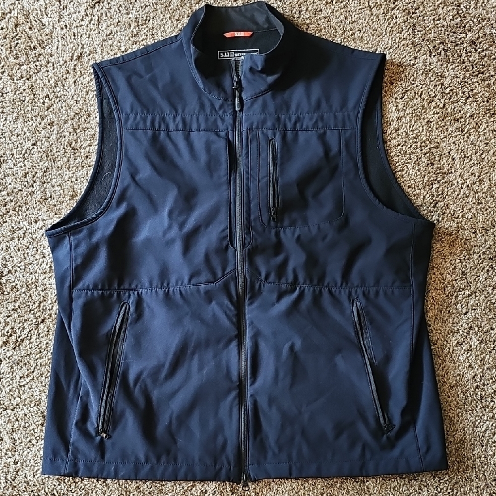 5.11 Tactical Blue Insulated Vest with Sporty Design